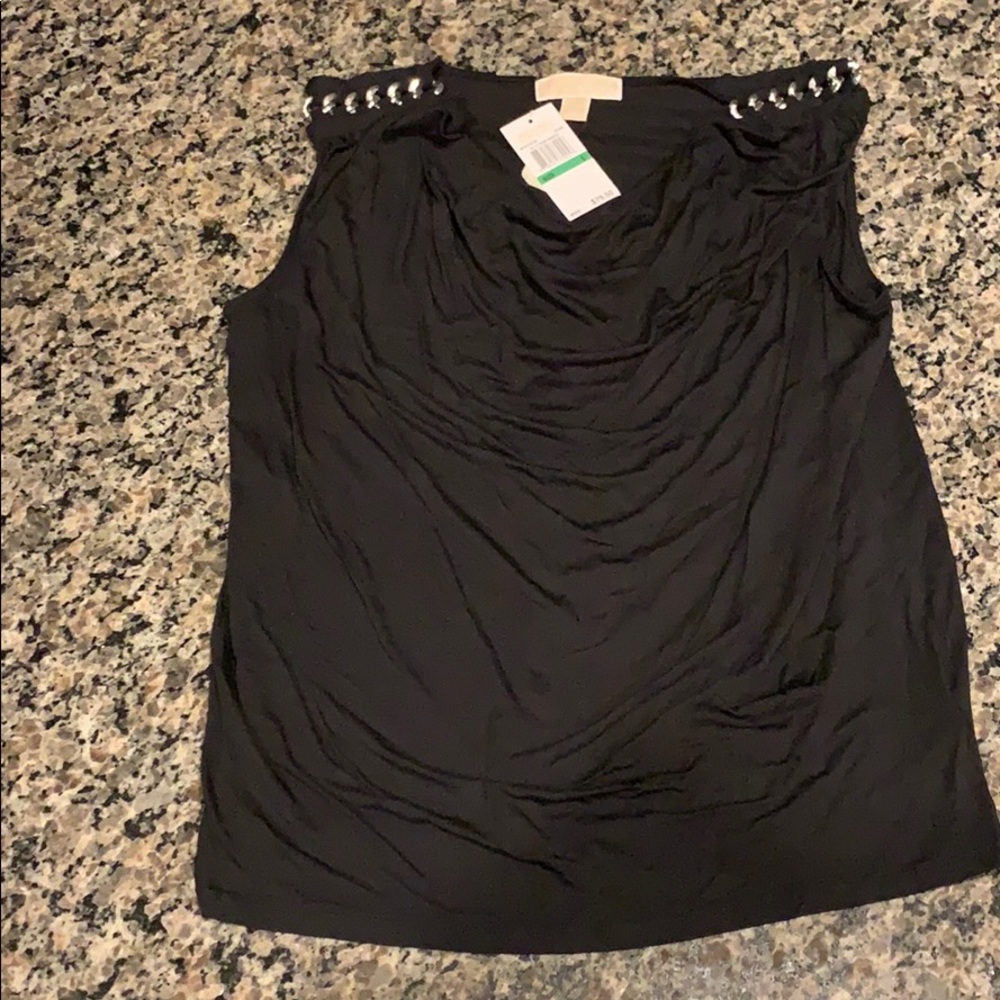 NWT black scoop neck Michael Kors Tank.